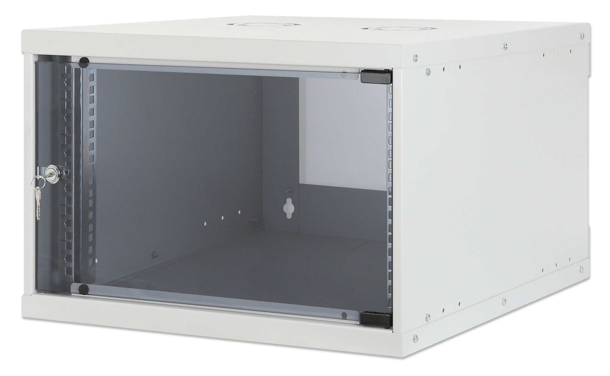 6U 19" Wall Mount Network Cabinet, Basic Line, 560 mm Depth, Gray Image 1