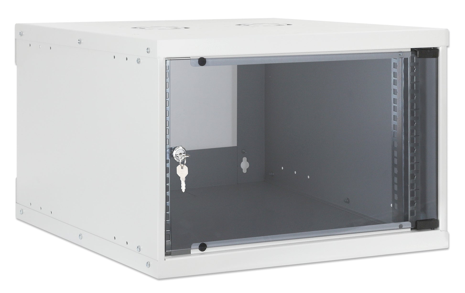 19" Basic Wallmount Cabinet, 6U, 560 mm Depth, Gray Image 2