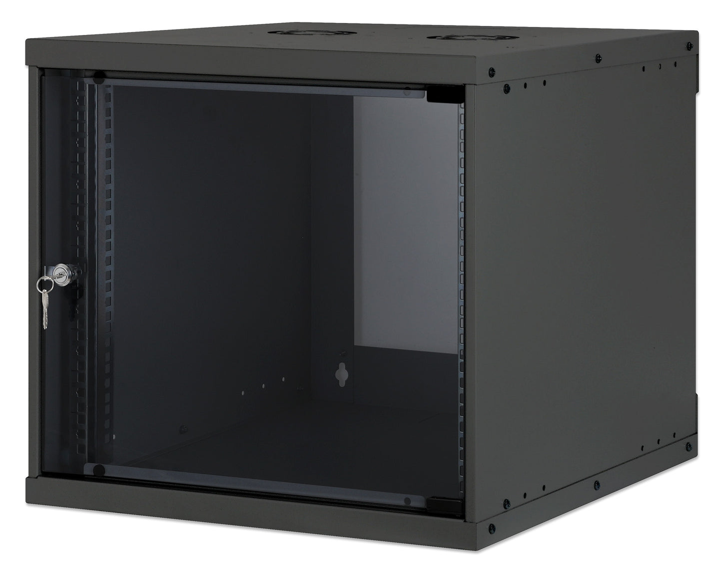 19" Basic Wallmount Cabinet, 9U, 560 mm Depth, Black Image 1