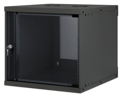 19" Basic Wallmount Cabinet, 9U, 560 mm Depth, Black Image 1