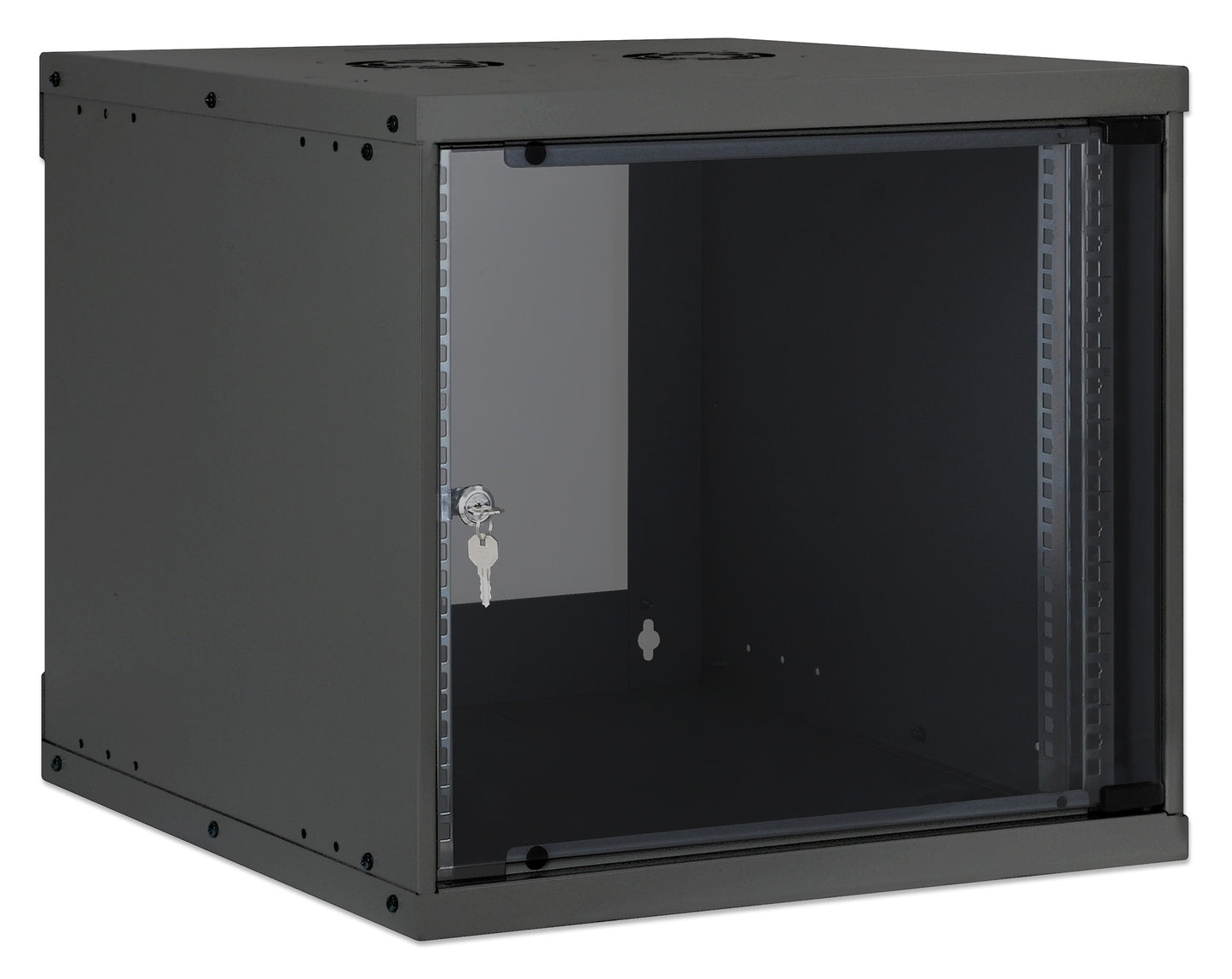 19" Basic Wallmount Cabinet, 9U, 560 mm Depth, Black Image 2