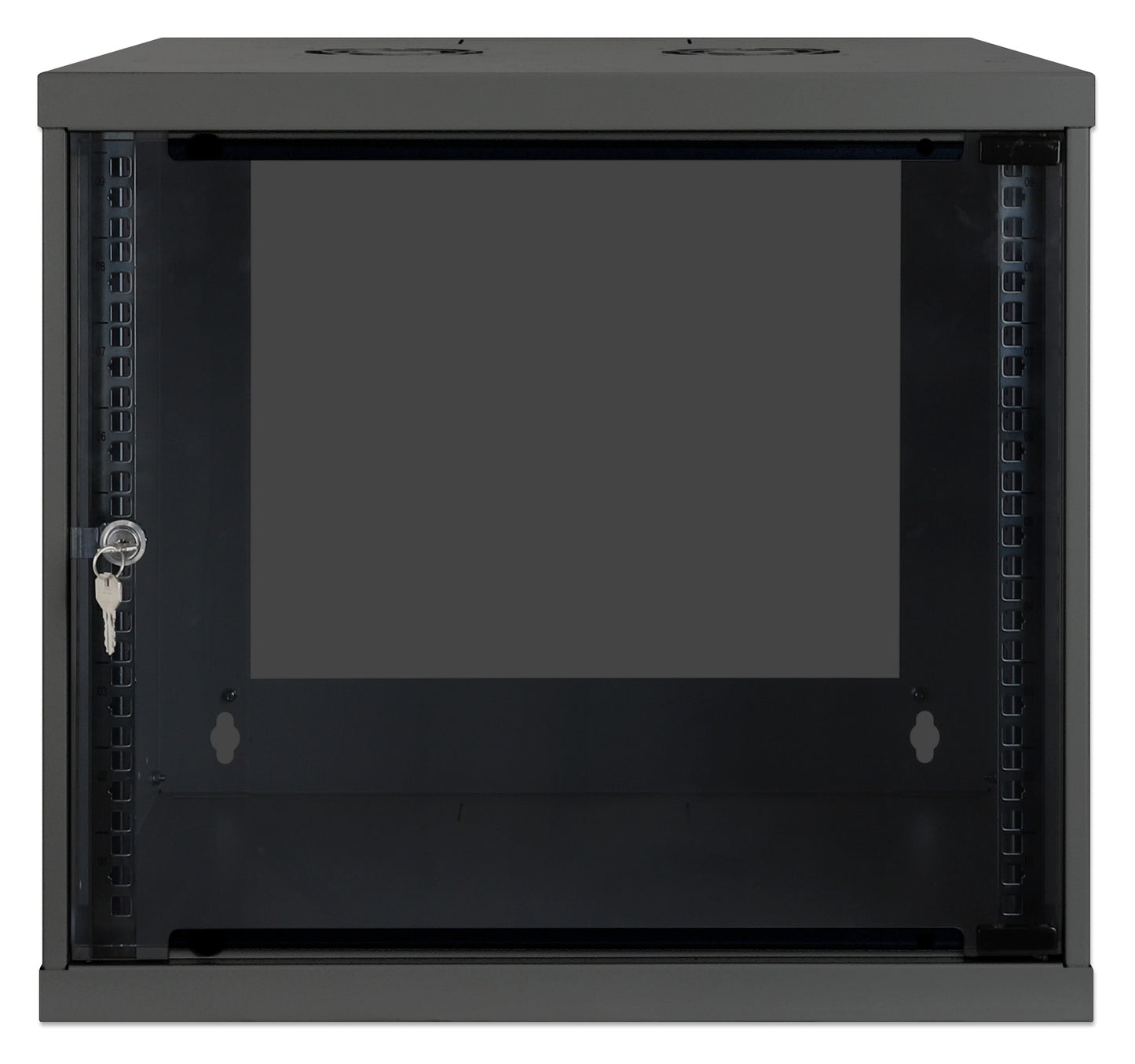 9U 19" Wall Mount Network Cabinet, Basic Line, 560 mm Depth, Black Image 3