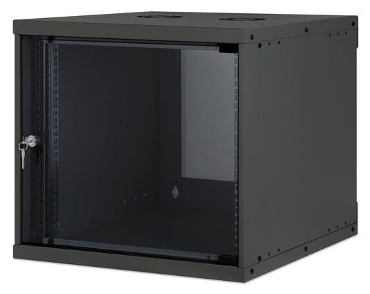 19" Basic Wallmount Cabinet, 9U, 560 mm Depth, Black Image 1