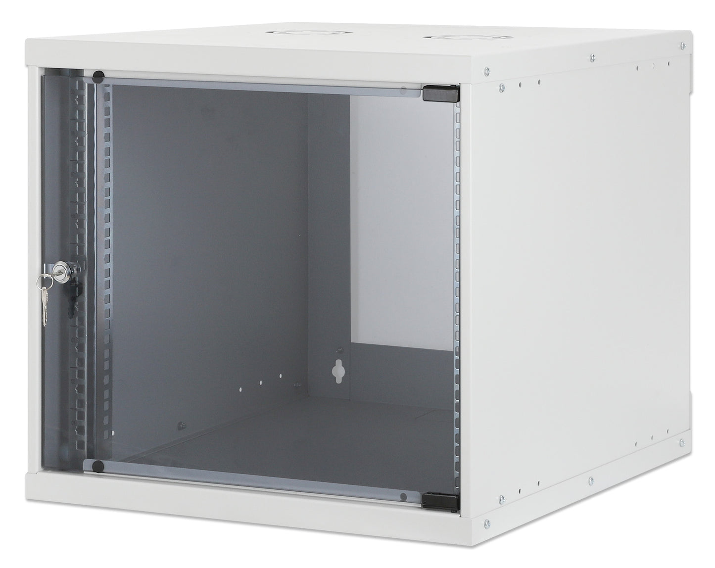 9U 19" Wall Mount Network Cabinet, Basic Line, 560 mm Depth, Gray Image 1