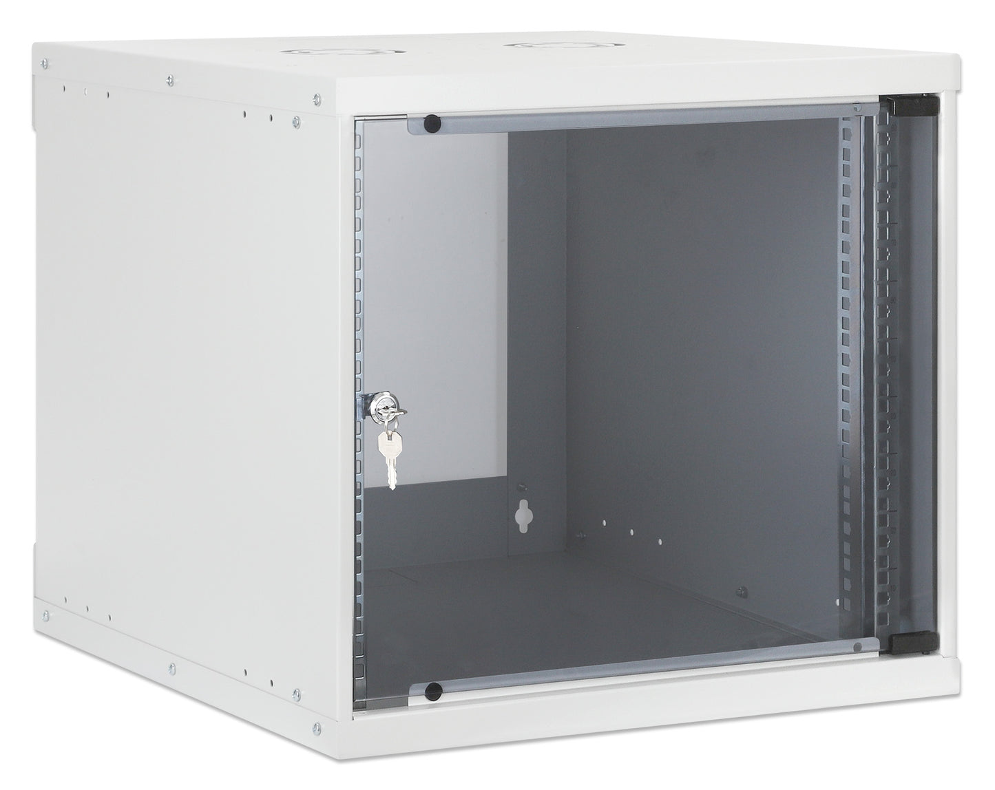 9U 19" Wall Mount Network Cabinet, Basic Line, 560 mm Depth, Gray Image 2