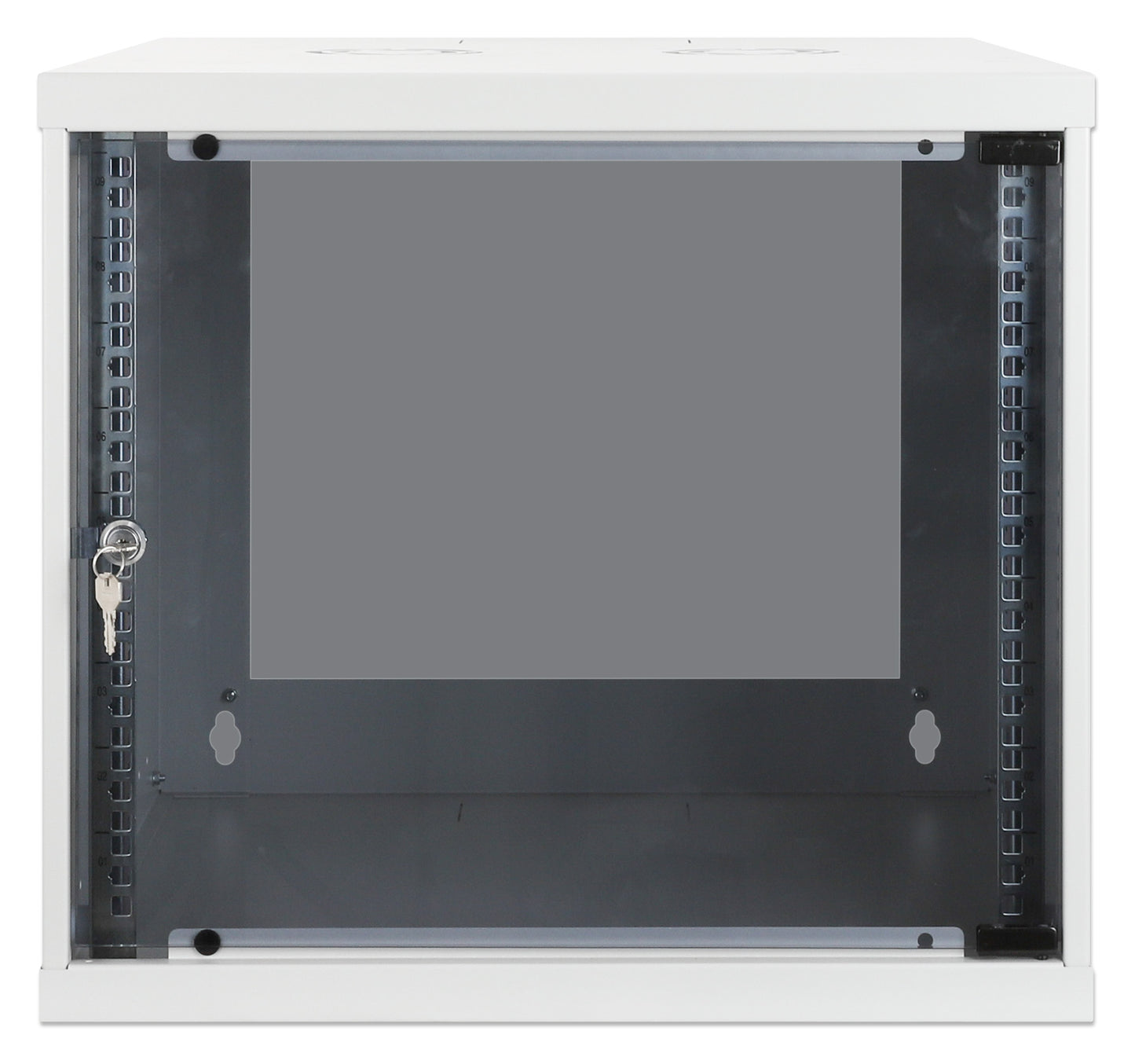 9U 19" Wall Mount Network Cabinet, Basic Line, 560 mm Depth, Gray Image 3