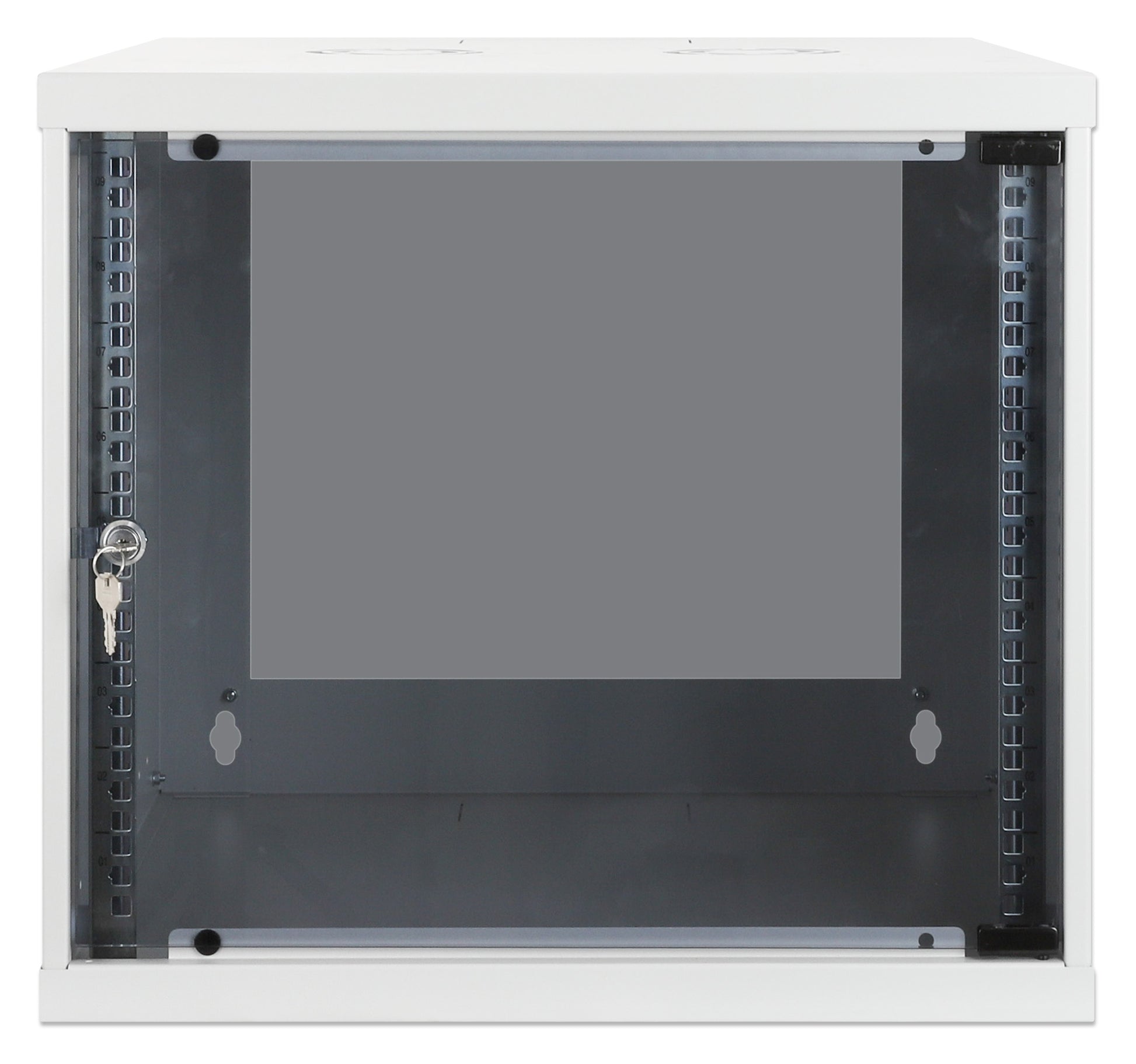 9U 19" Wall Mount Network Cabinet, Basic Line, 560 mm Depth, Gray Image 3