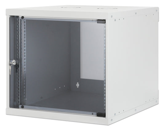 19" Basic Wallmount Cabinet, 9U, 560 mm Depth, Gray Image 1