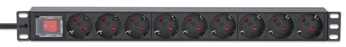 19" 1U Rackmount 9-Output Power Distribution Unit (PDU) Image 4