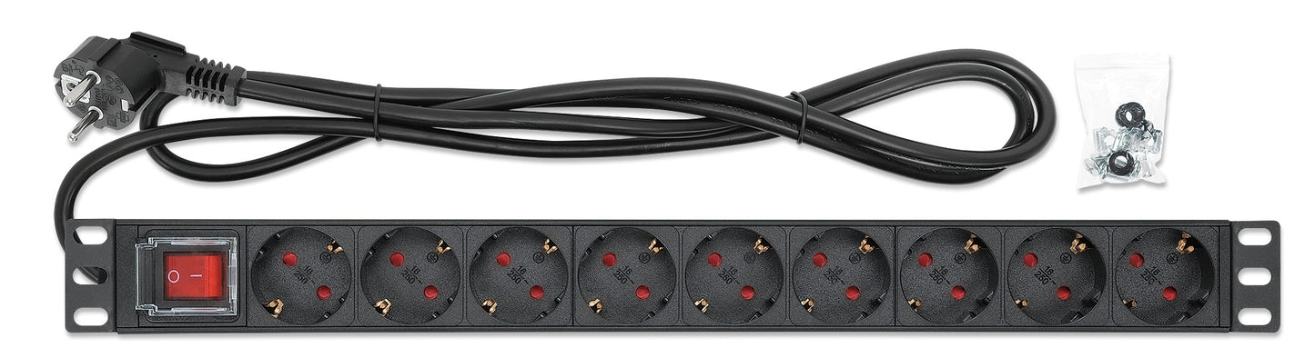 19" 1U Rackmount 9-Output Power Distribution Unit (PDU) Image 6