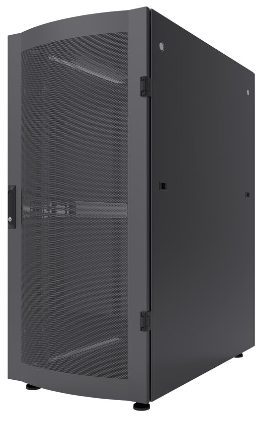 19" Server Cabinet, 36U, 1200 (D) x 600 (W) x 1728 (H) mm, Black Image 1