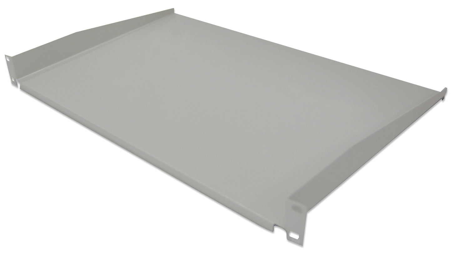 19" Cantilever Shelf, 1U, 350 mm (13.8 in.) Depth, Gray Image 1