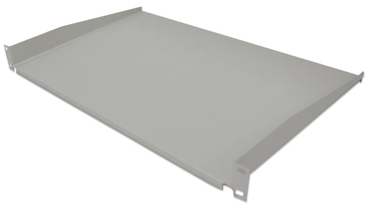 19" Cantilever Shelf, 1U, 350 mm (13.8 in.) Depth, Gray Image 1