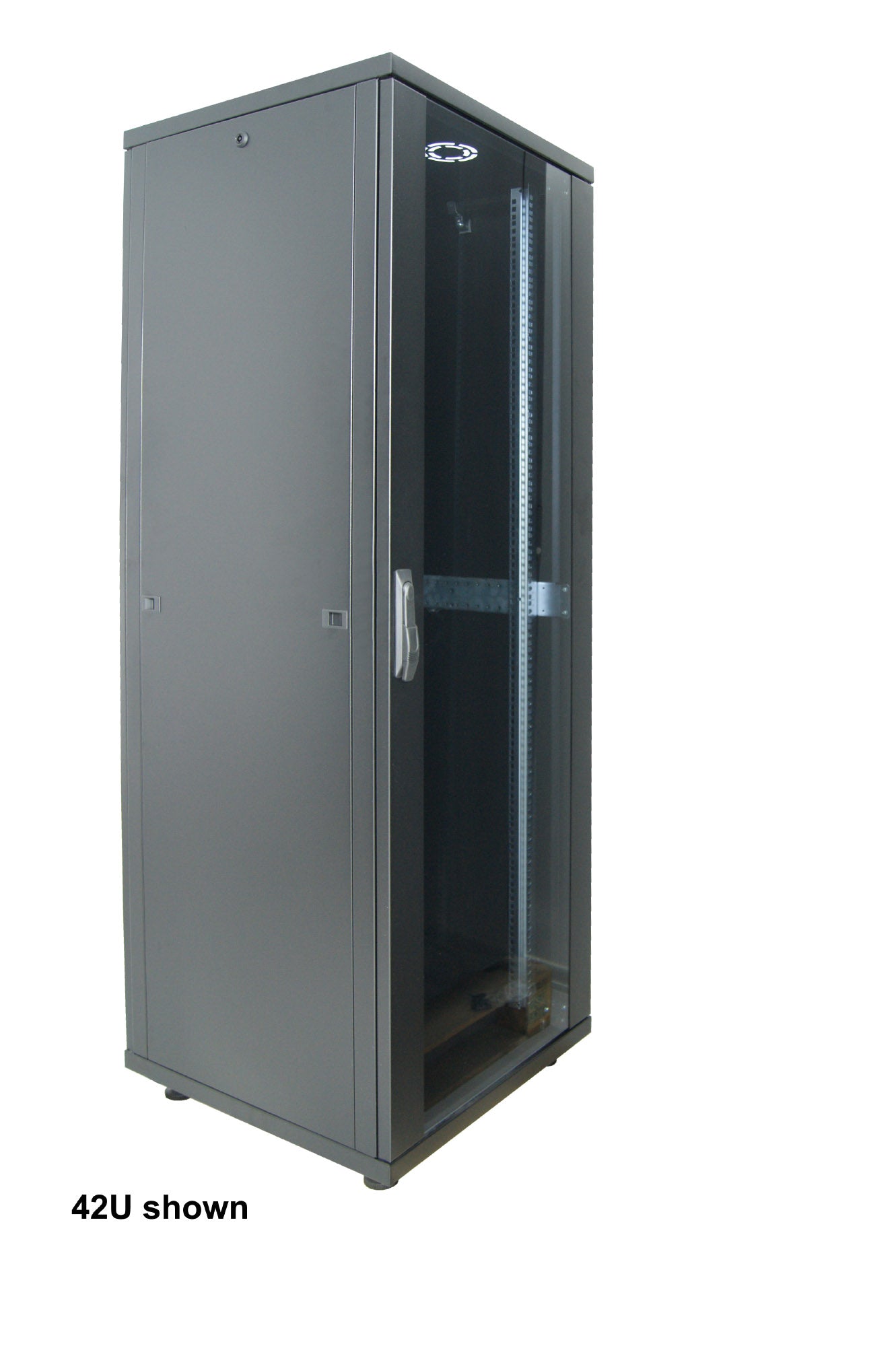 19" Network Cabinet, Basic Line, 22U, 800 (D) x 600 (W) mm, Black Image 3