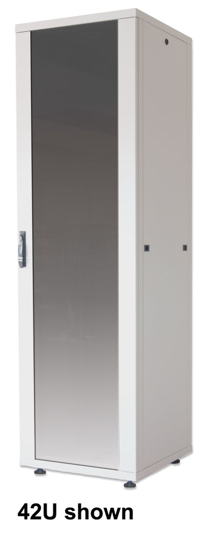 Basic 19" Network Cabinet, 22U, 800 (D) x 600 (W) x 1144 (H) mm, Gray Image 1