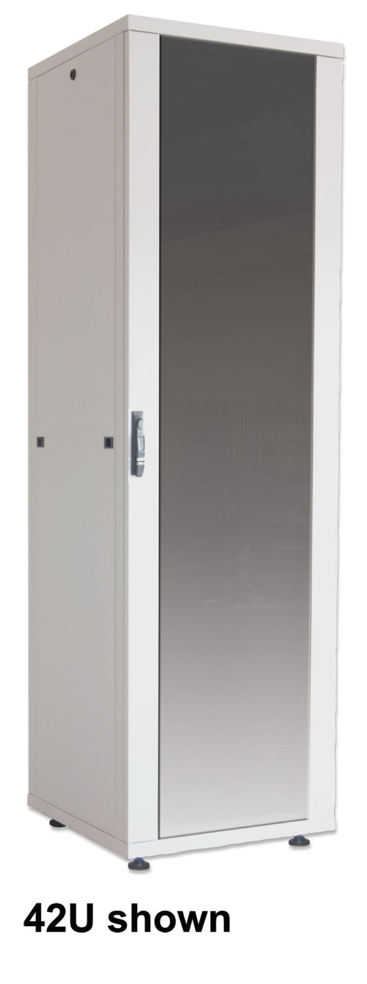 19" Network Cabinet, Basic Line, 22U, 800 (D) x 600 (W) mm, Gray Image 2