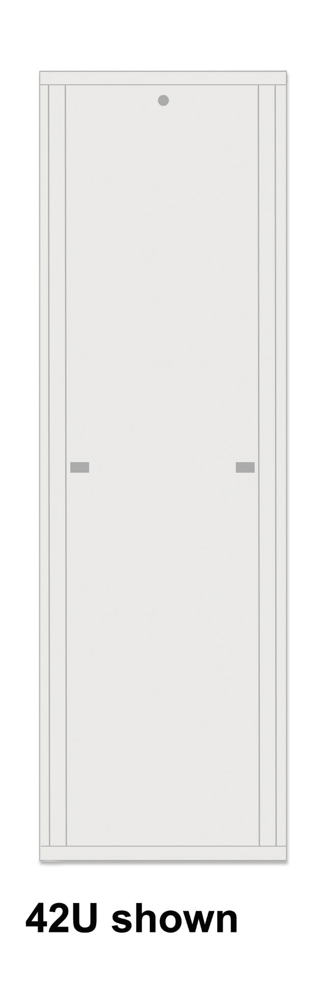 19" Network Cabinet, Basic Line, 22U, 800 (D) x 600 (W) mm, Gray Image 4
