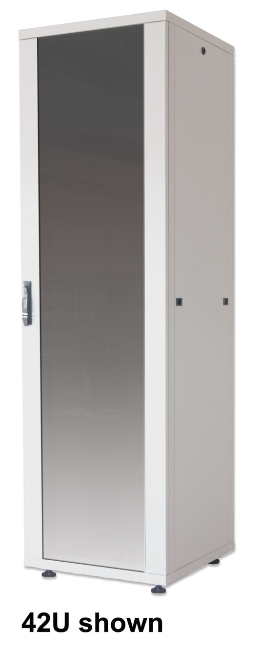 19" Network Cabinet, Basic Line, 42U, 800 (D) x 600 (W) mm, Gray Image 1