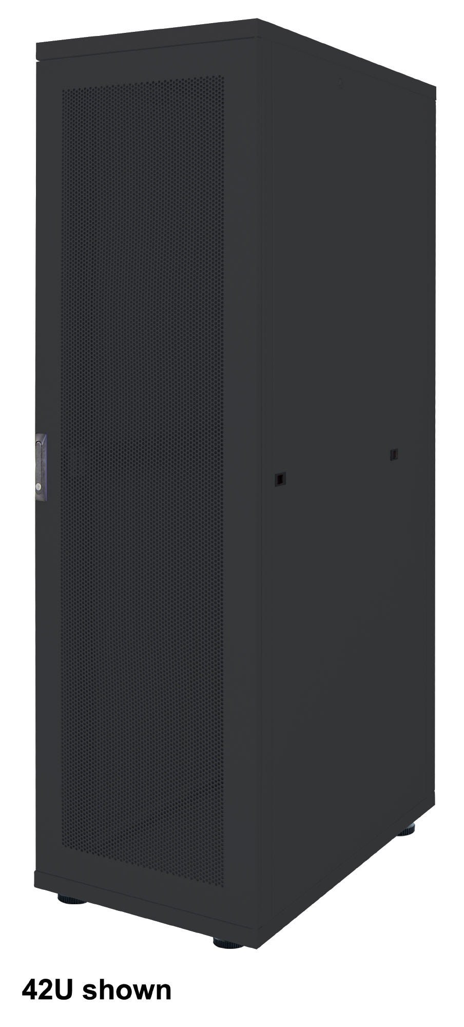 Basic 19" Server Cabinet, 36U, 1000 (D) x 600 (W) x 1766 (H) mm, Black Image 1