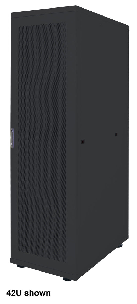 19" Server Cabinet, Basic Line, 36U, 1000 (D) x 600 (W) mm, Black Image 1