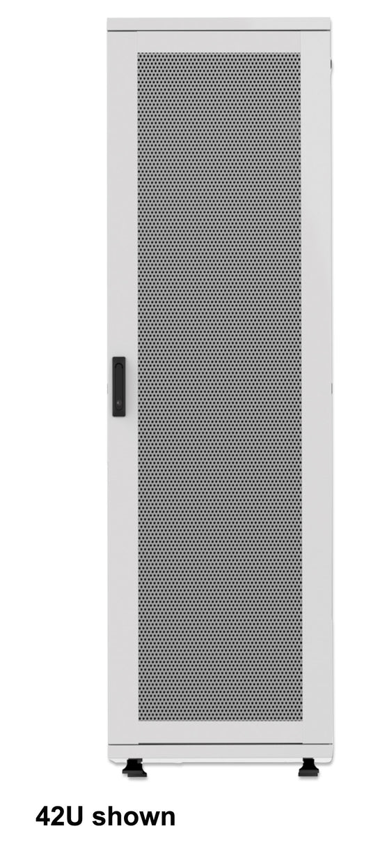 Basic 19" Server Cabinet, 36U, 1000 (D) x 600 (W) x 1766 (H) mm, Gray Image 1