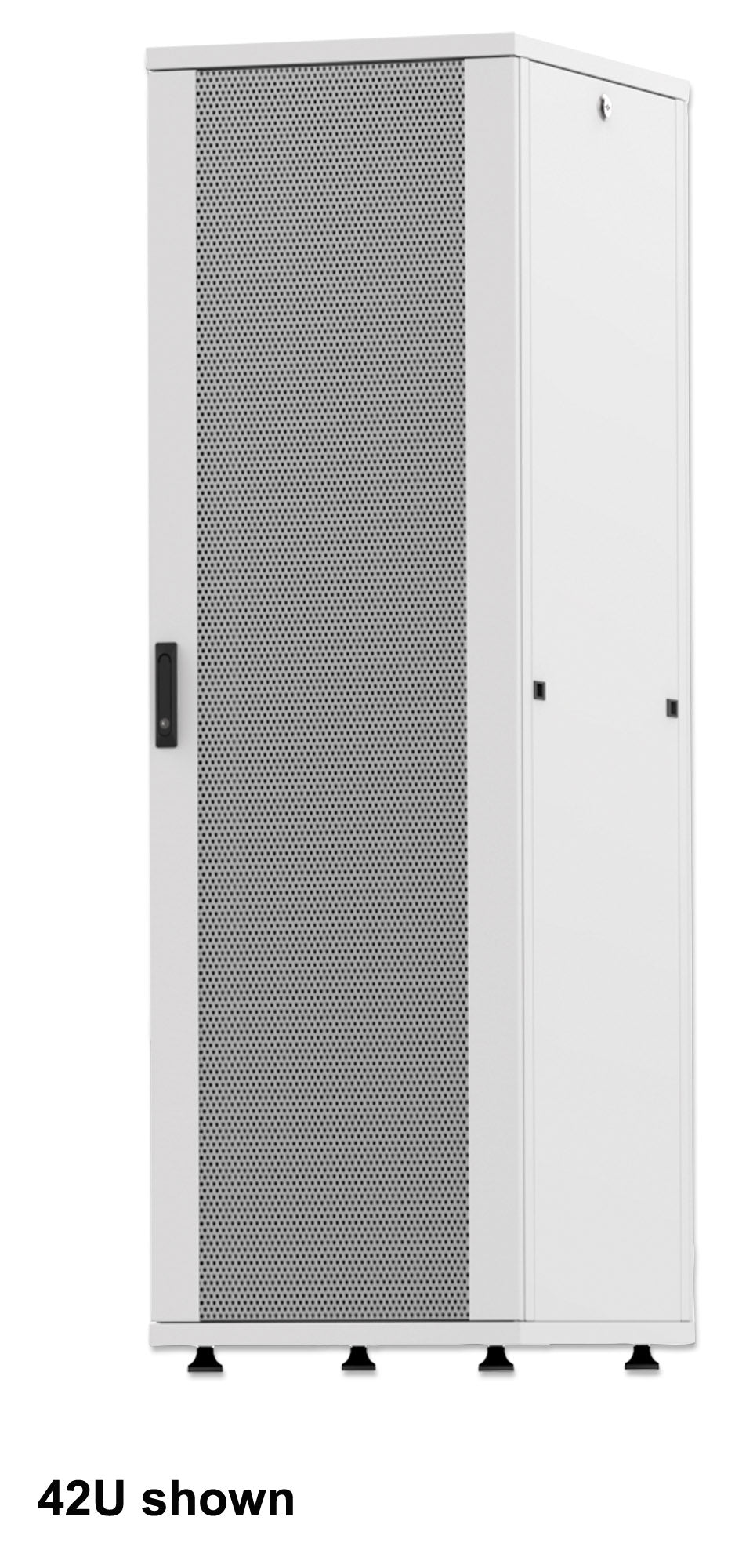 Basic 19" Server Cabinet, 42U, 1000 (D) x 600 (W) x 2033 (H) mm, Gray Image 3