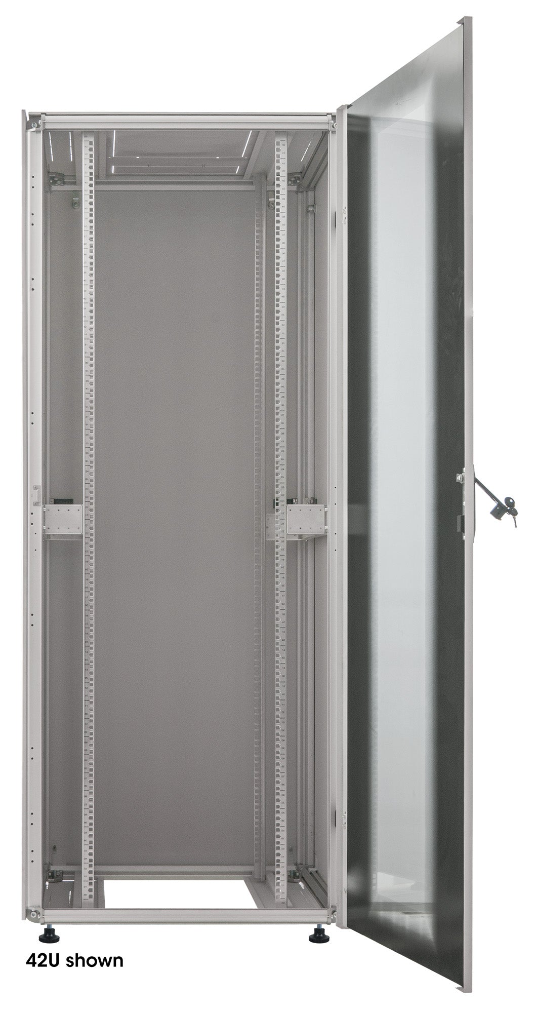 19" Network Cabinet, Premium Line, 32U, 800 (D) x 600 (W) mm, Gray Image 3