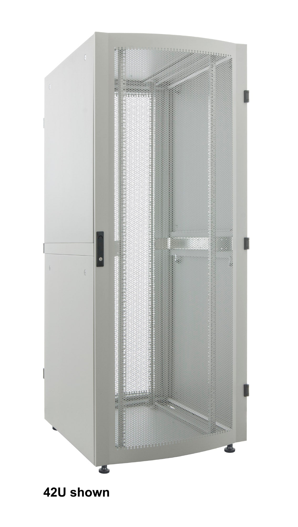 Premium 19" Server Cabinet, 26U, 1000 (D) x 600 (W) x 1322 (H) mm, Gray Image 2
