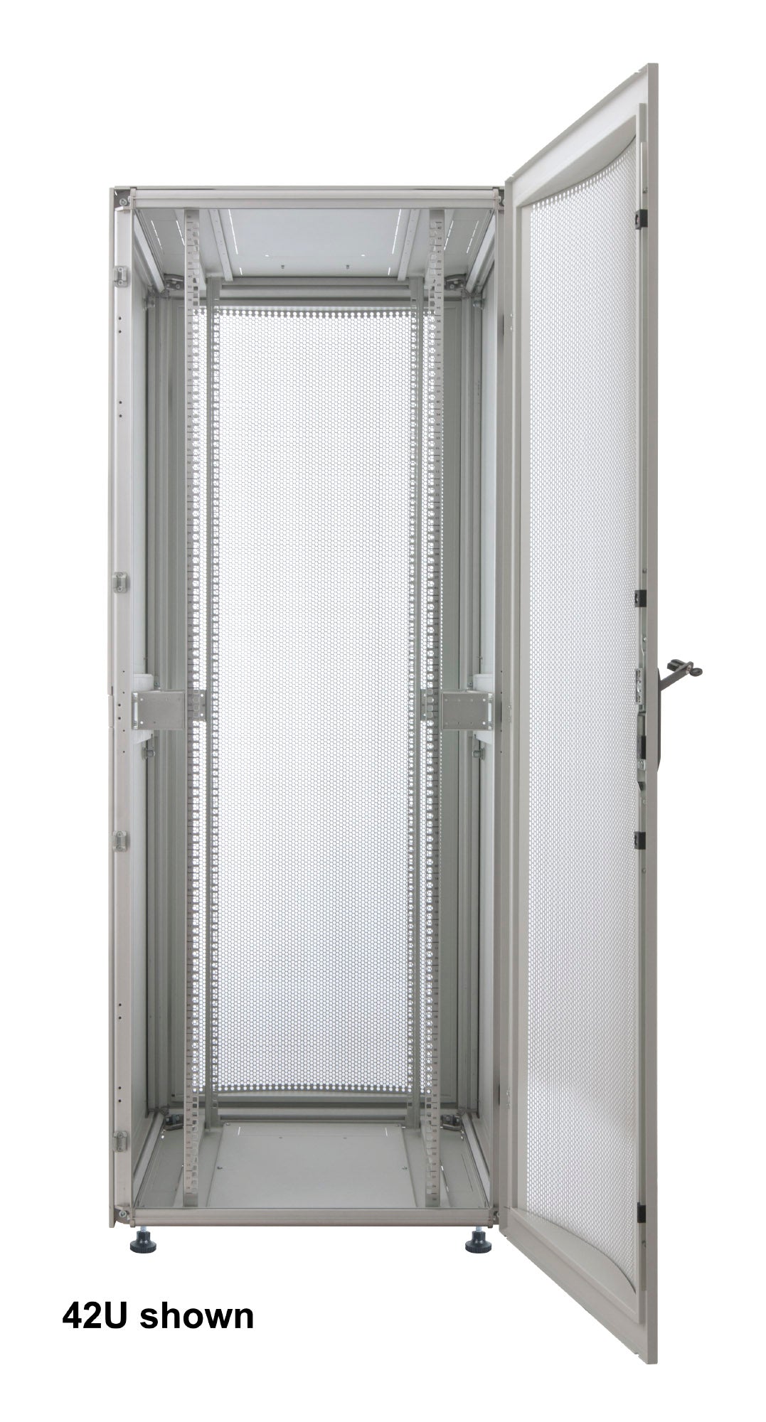 Premium 19" Server Cabinet, 26U, 1000 (D) x 600 (W) x 1322 (H) mm, Gray Image 4