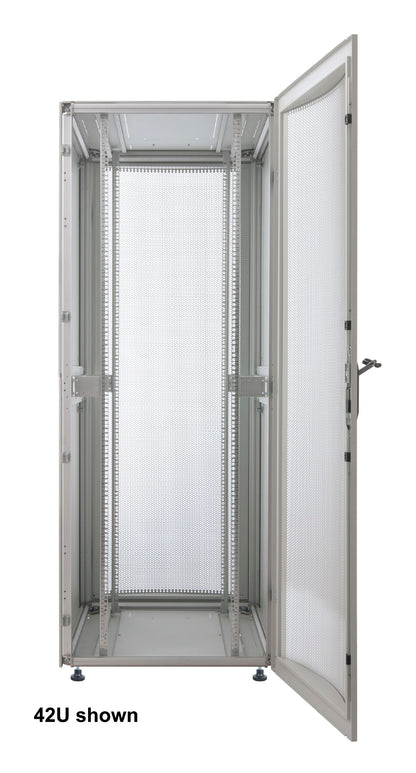 Premium 19" Server Cabinet, 26U, 1000 (D) x 600 (W) x 1322 (H) mm, Gray Image 4