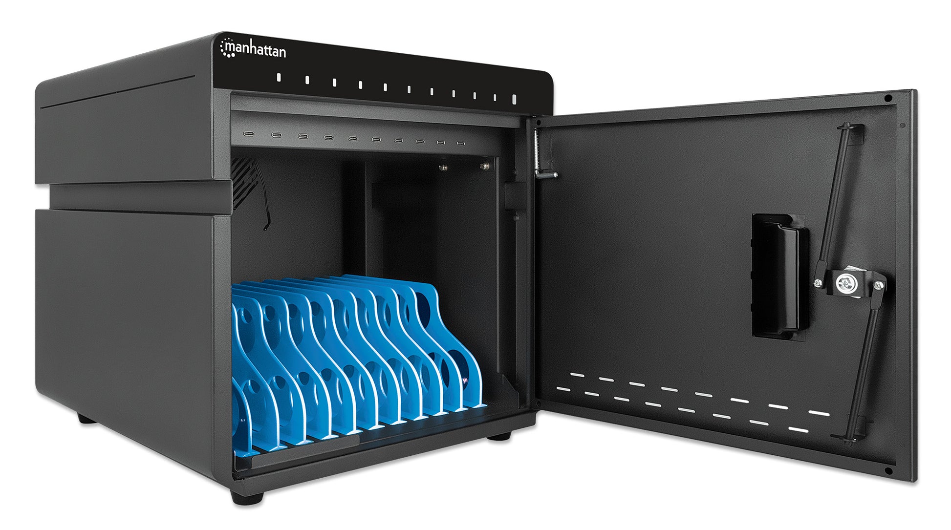 10-Port USB-C Desktop Charging Cabinet - 18W per Port Image 7