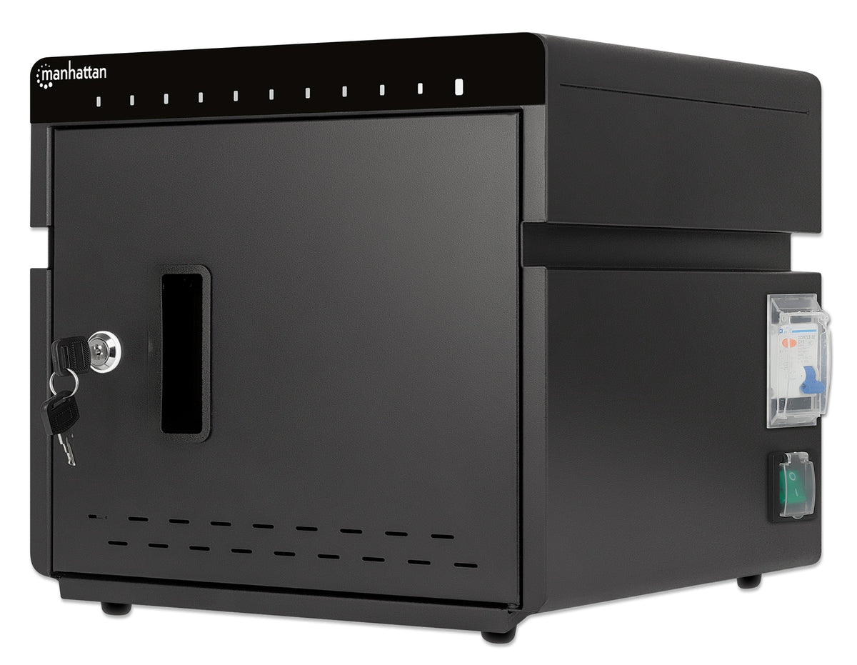 10-Port USB-C Desktop Charging Cabinet - 18W per Port Image 1