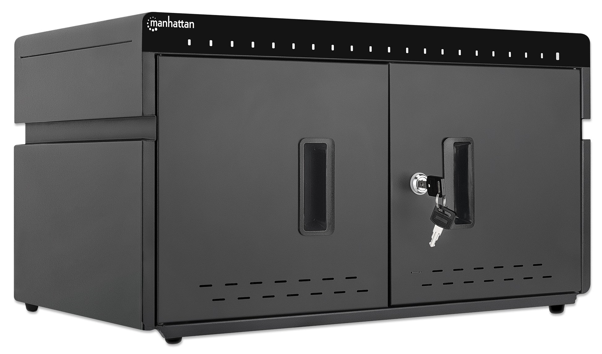 20-Port USB-C Desktop Charging Cabinet - 18W per Port Image 3