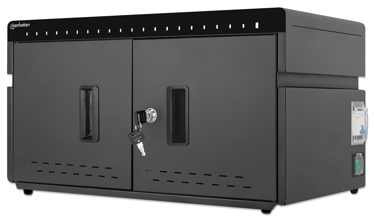 20-Port USB-C Desktop Charging Cabinet - 18W per Port Image 1