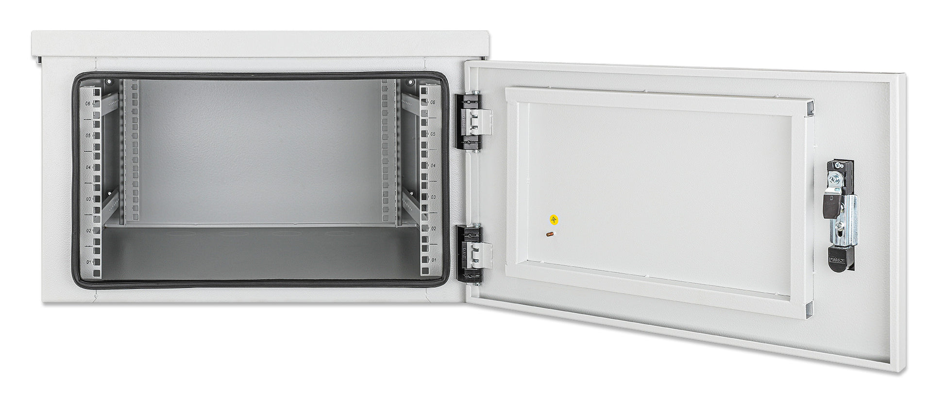 Industrial IP55 19" Wall Mount Cabinet with Integrated Fans, 6U  Image 5
