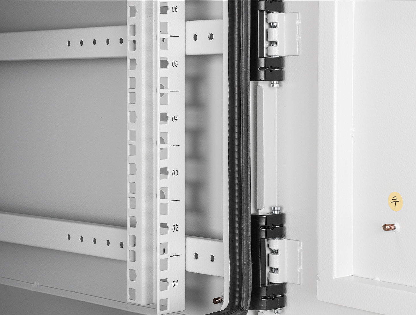 Industrial IP55 19" Wall Mount Cabinet with Integrated Fans, 6U  Image 6