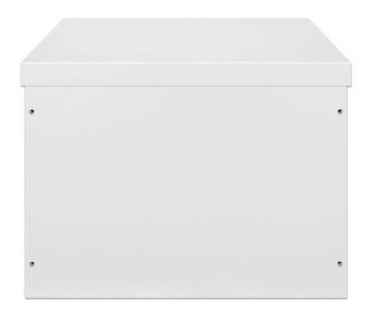 9U Industrial IP55 19" Wall Mount Cabinet with Integrated Fans, Gray Image 4