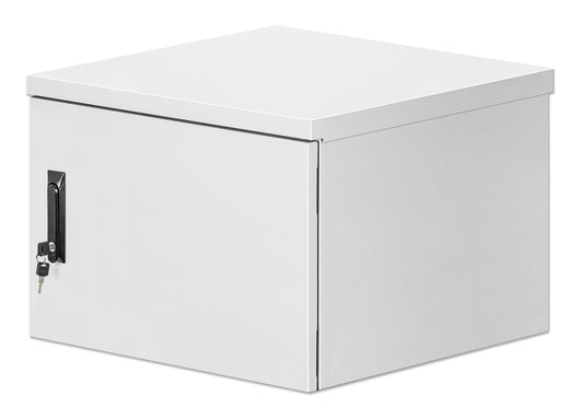 Industrial IP55 19" Wall Mount Cabinet with Integrated Fans, 9U Image 1