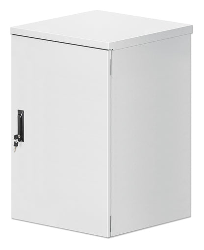 Industrial IP55 19" Wall Mount Cabinet with Integrated Fans, 18U Image 1