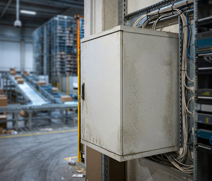 Industrial IP55 19" Wall Mount Cabinet with Integrated Fans, 18U Image 11