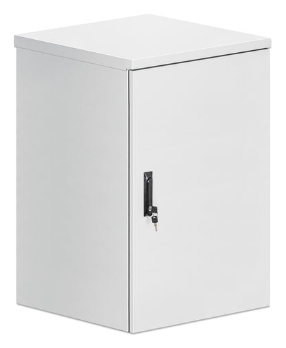 Industrial IP55 19" Wall Mount Cabinet with Integrated Fans, 18U Image 2