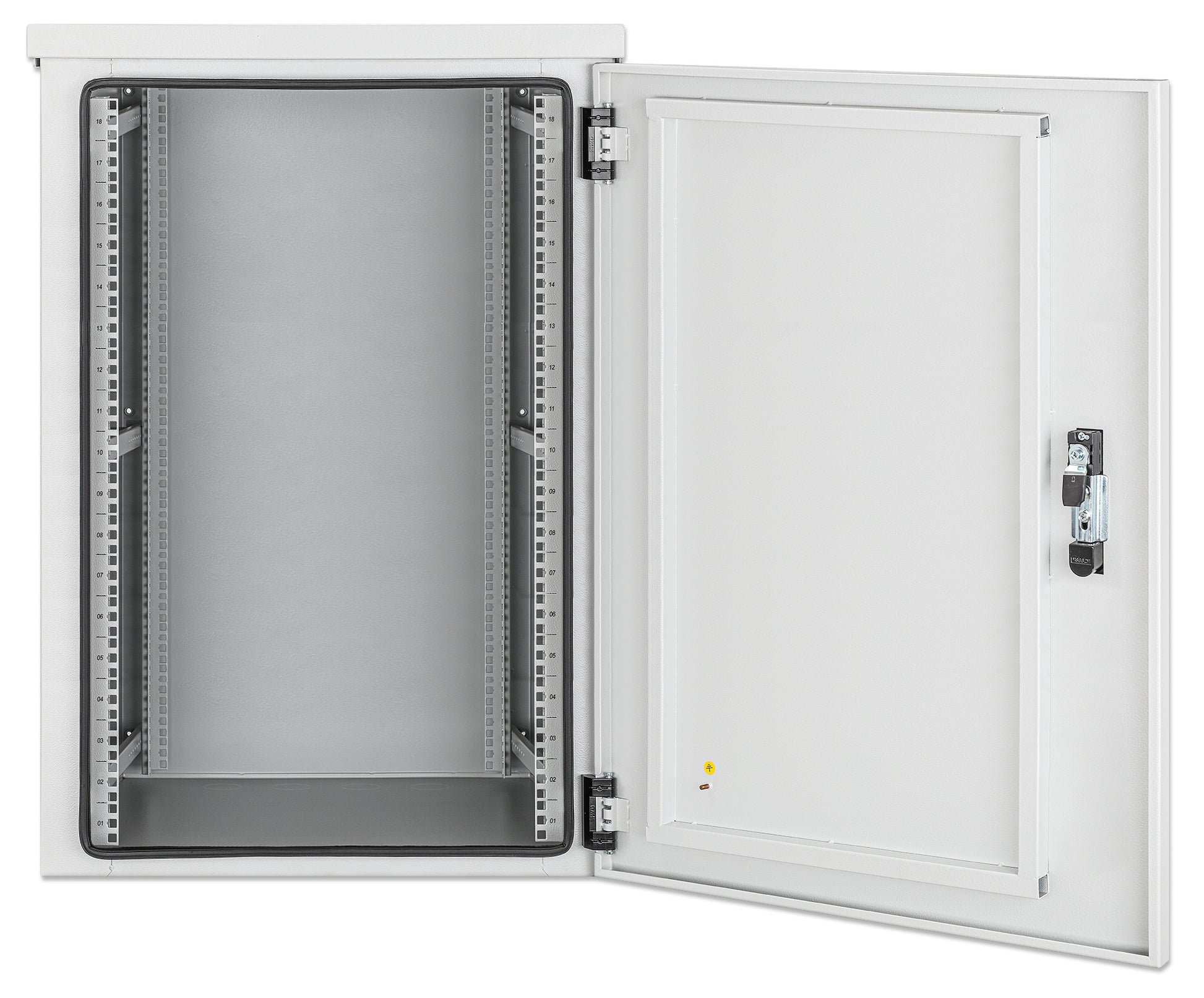 Industrial IP55 19" Wall Mount Cabinet with Integrated Fans, 18U Image 5