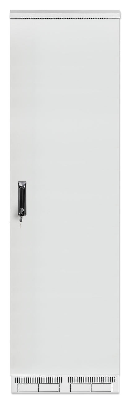 Industrial IP55 19" Network Cabinet with Integrated Fans, 42U, 800 (D) x 600 (W) mm, Gray Image 3