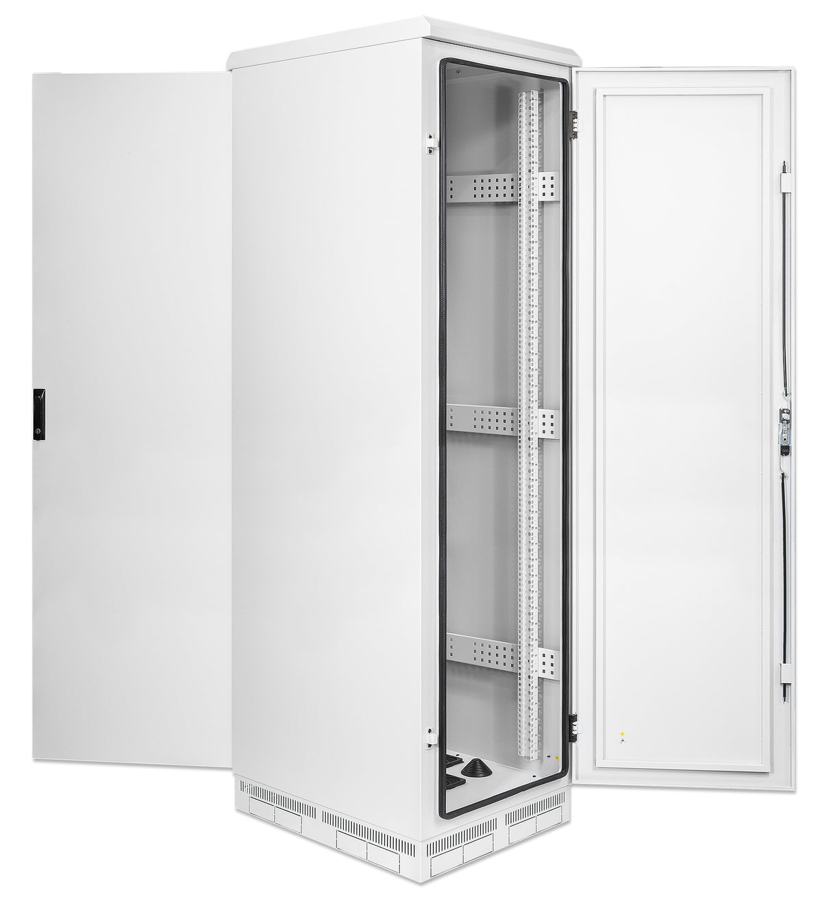 Industrial IP55 19" Network Cabinet with Integrated Fans, 42U, 800 (D) x 600 (W) mm, Gray Image 5