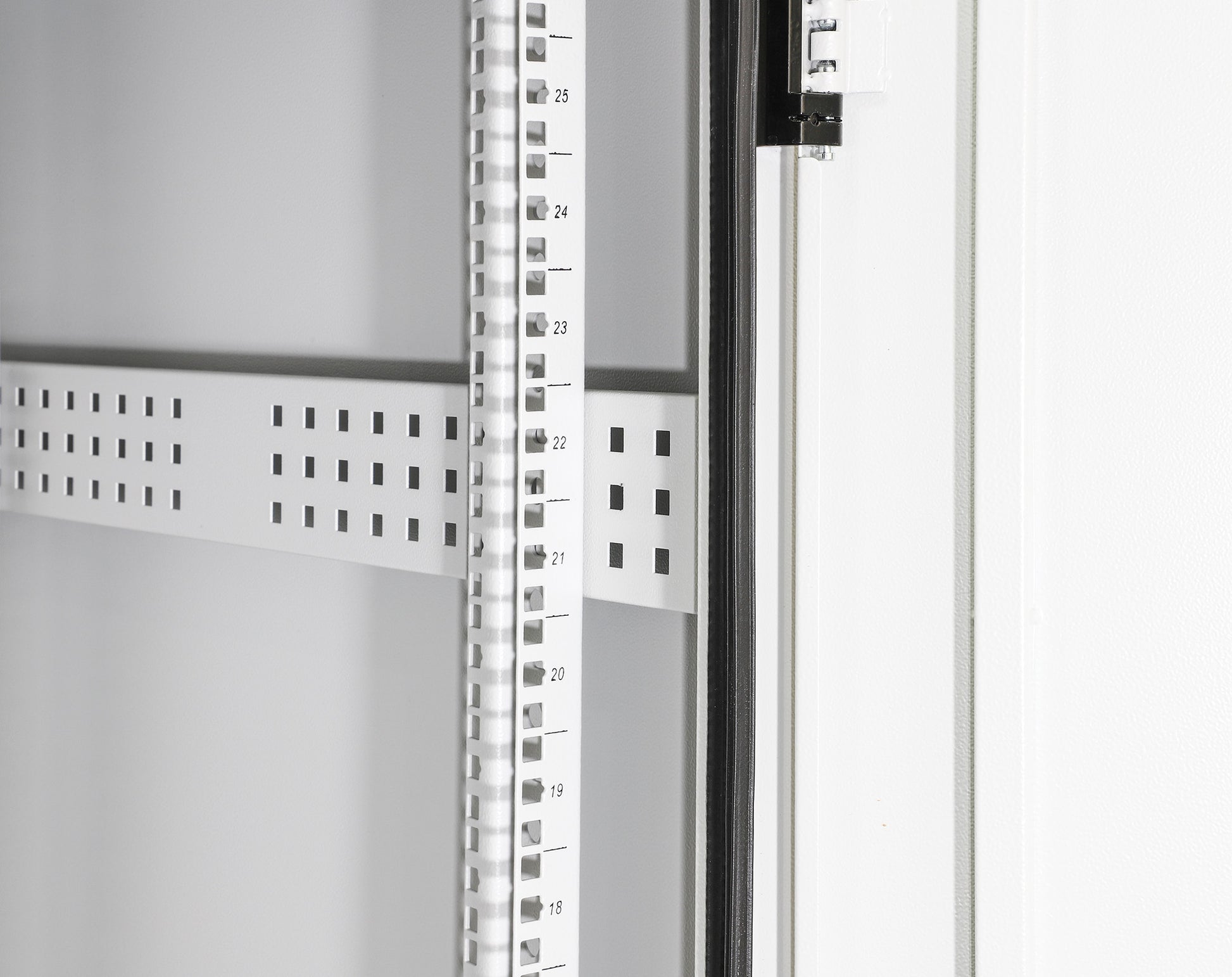 Industrial IP55 19" Network Cabinet with Integrated Fans, 42U, 800 (D) x 600 (W) mm, Gray Image 6