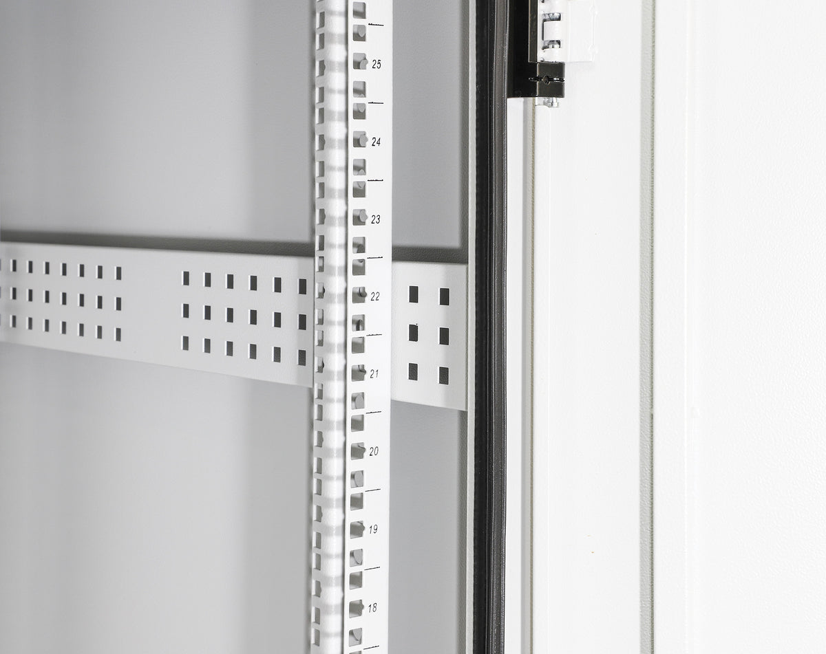 Industrial IP55 19" Network Cabinet with Integrated Fans, 42U, 800 (D) x 600 (W) mm, Gray Image 6