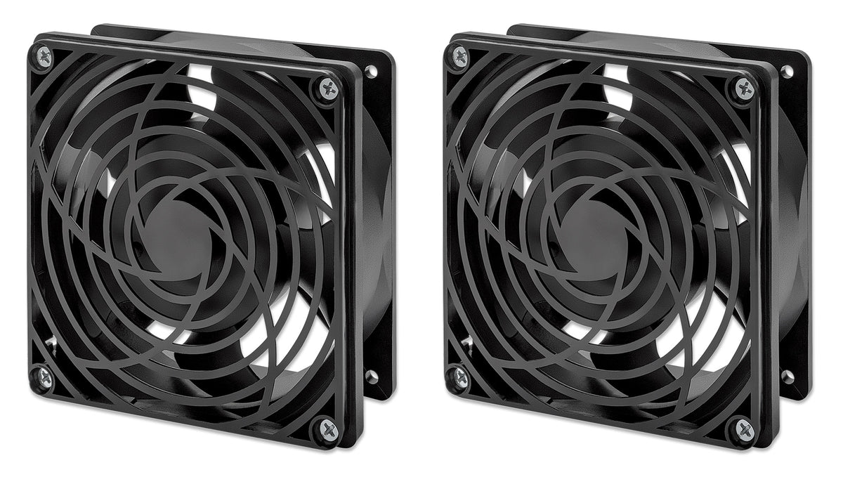 2-Fan Ventilation Unit for 19" Wallmount Cabinets Image 1