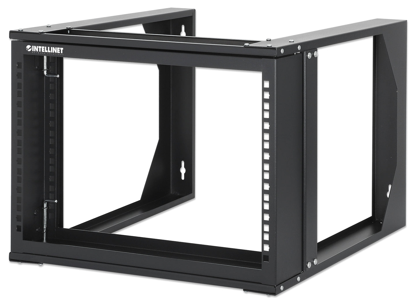 19" Wall Mount 2-Post Open Frame Network Rack, 6U Image 1