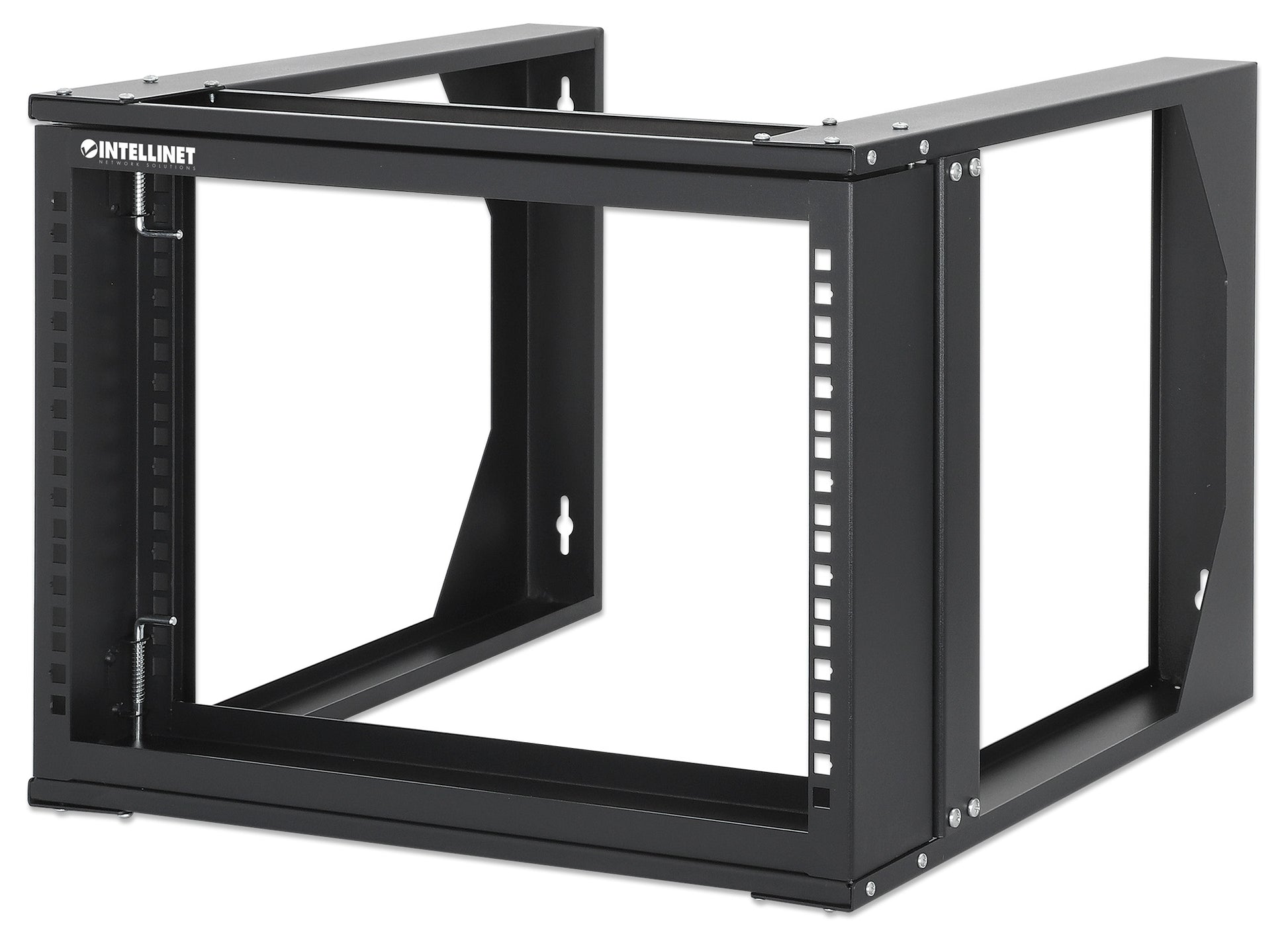 19" Wall Mount 2-Post Open Frame Network Rack, 6U Image 1