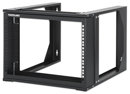 19" Wall Mount 2-Post Open Frame Network Rack, 6U Image 1